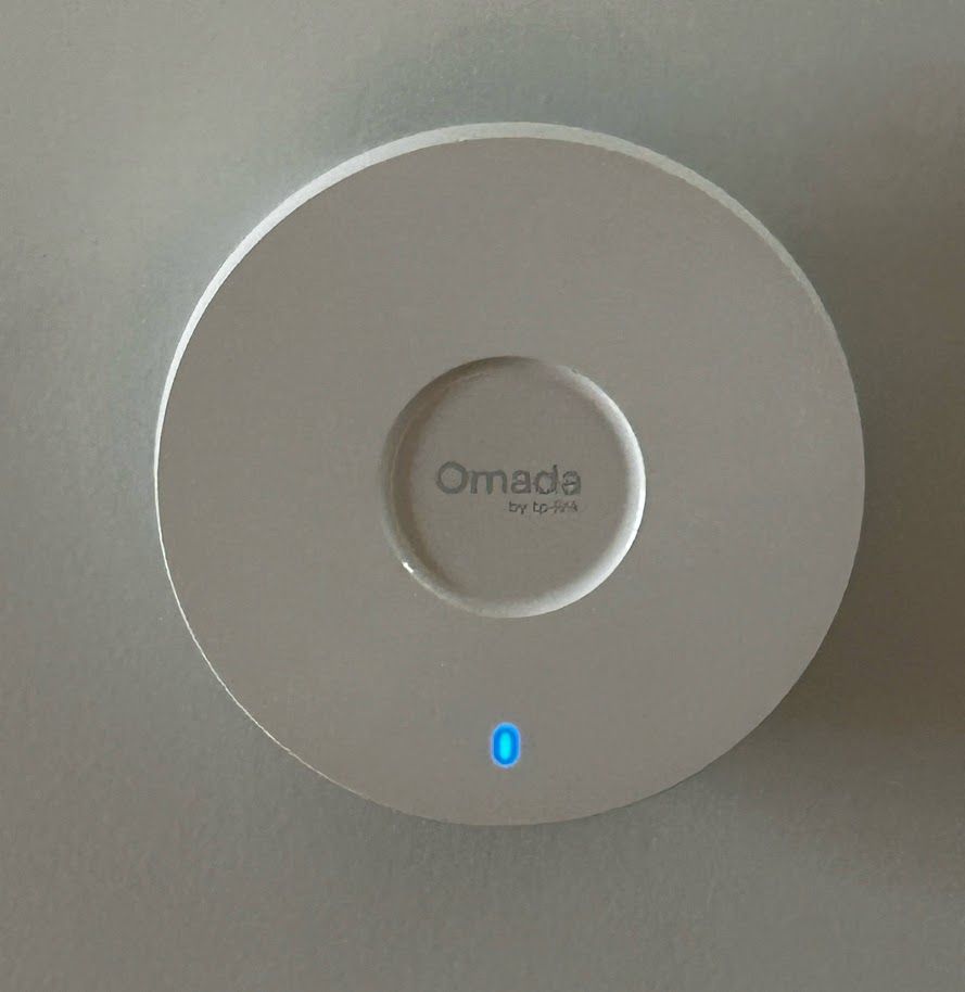 Ceiling-mounted WiFi access point